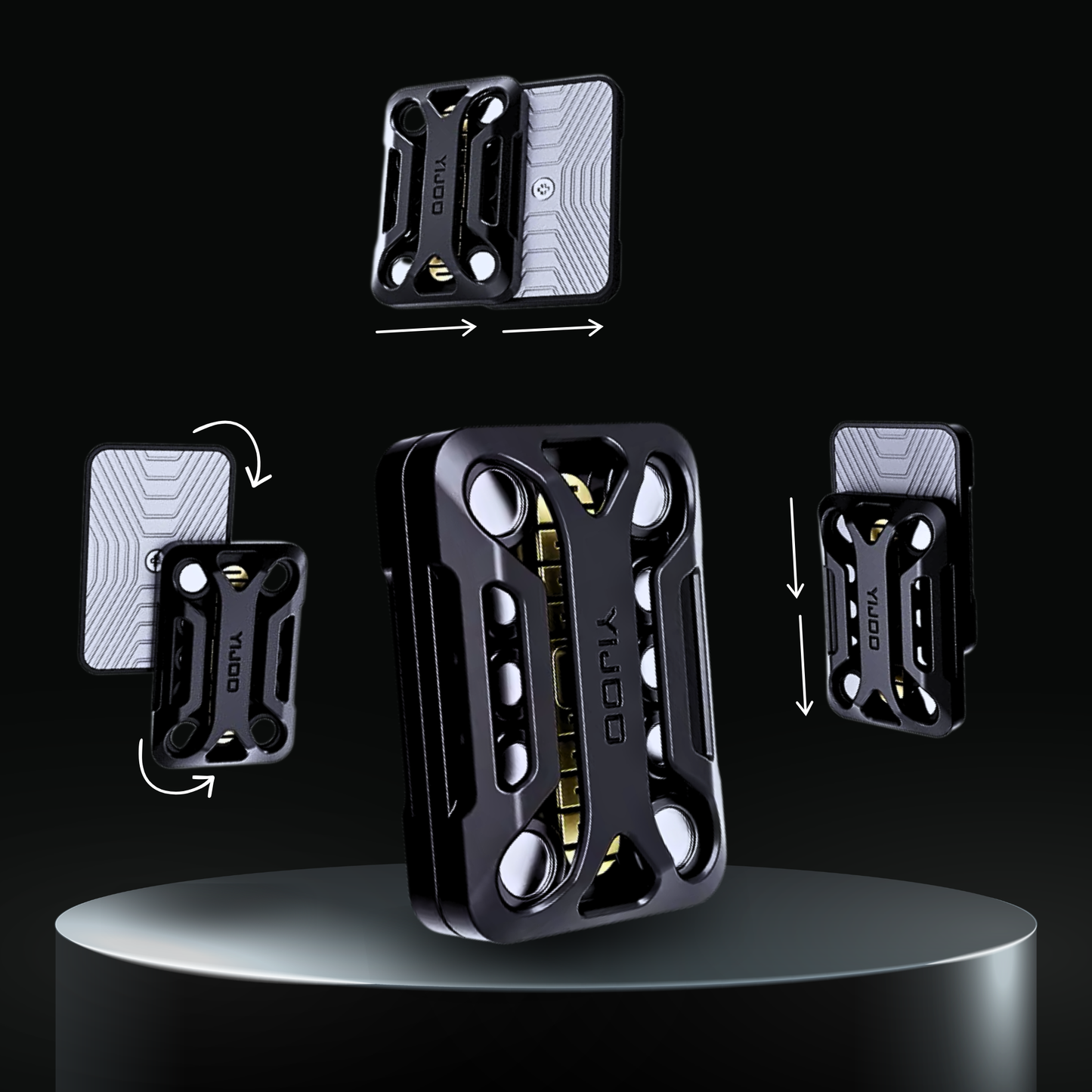 Black YIJOO -Resonance Magnetic Haptic Slider