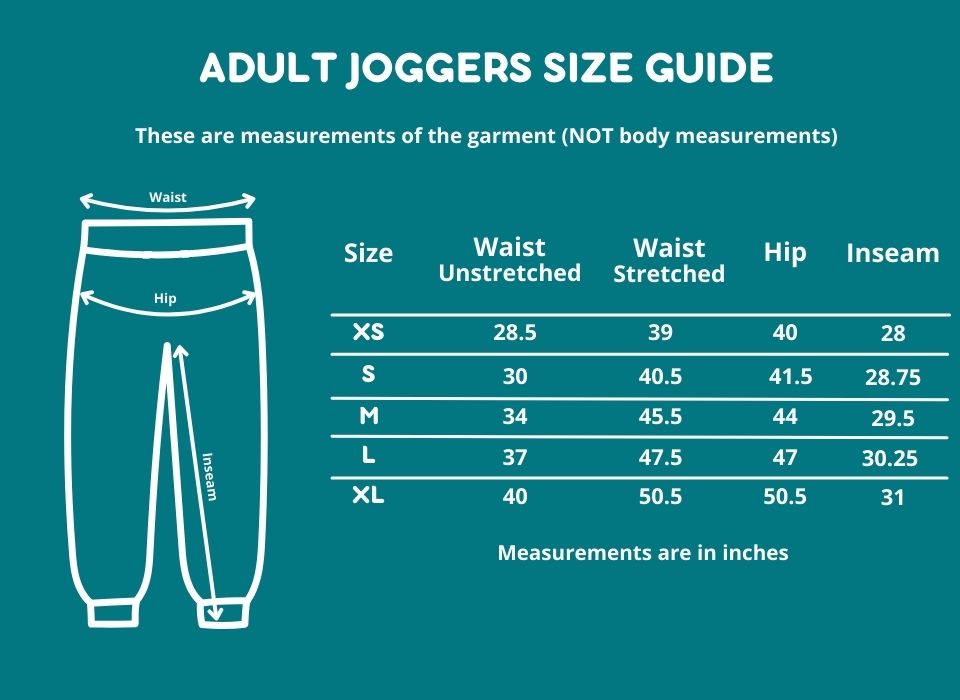 Adult Sensory Friendly Fidget Joggers