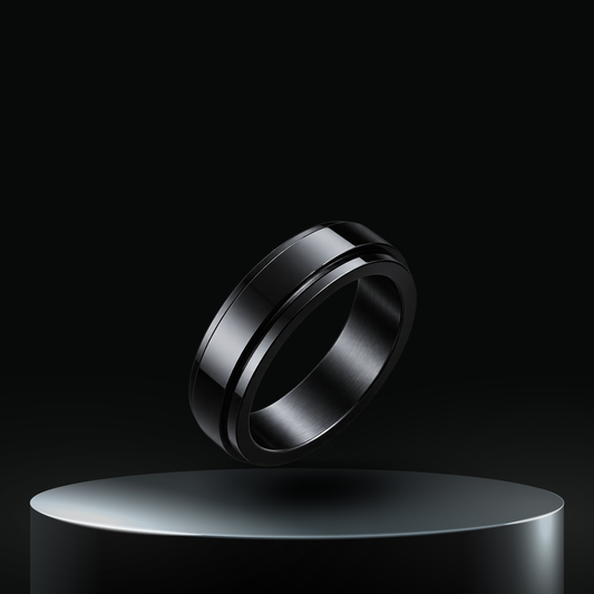 Midnight Spinner Ring
