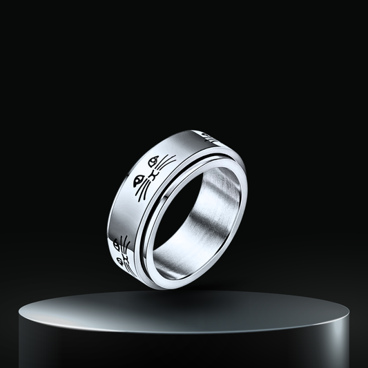 Quiet Orbit Spinner Ring —Kitten