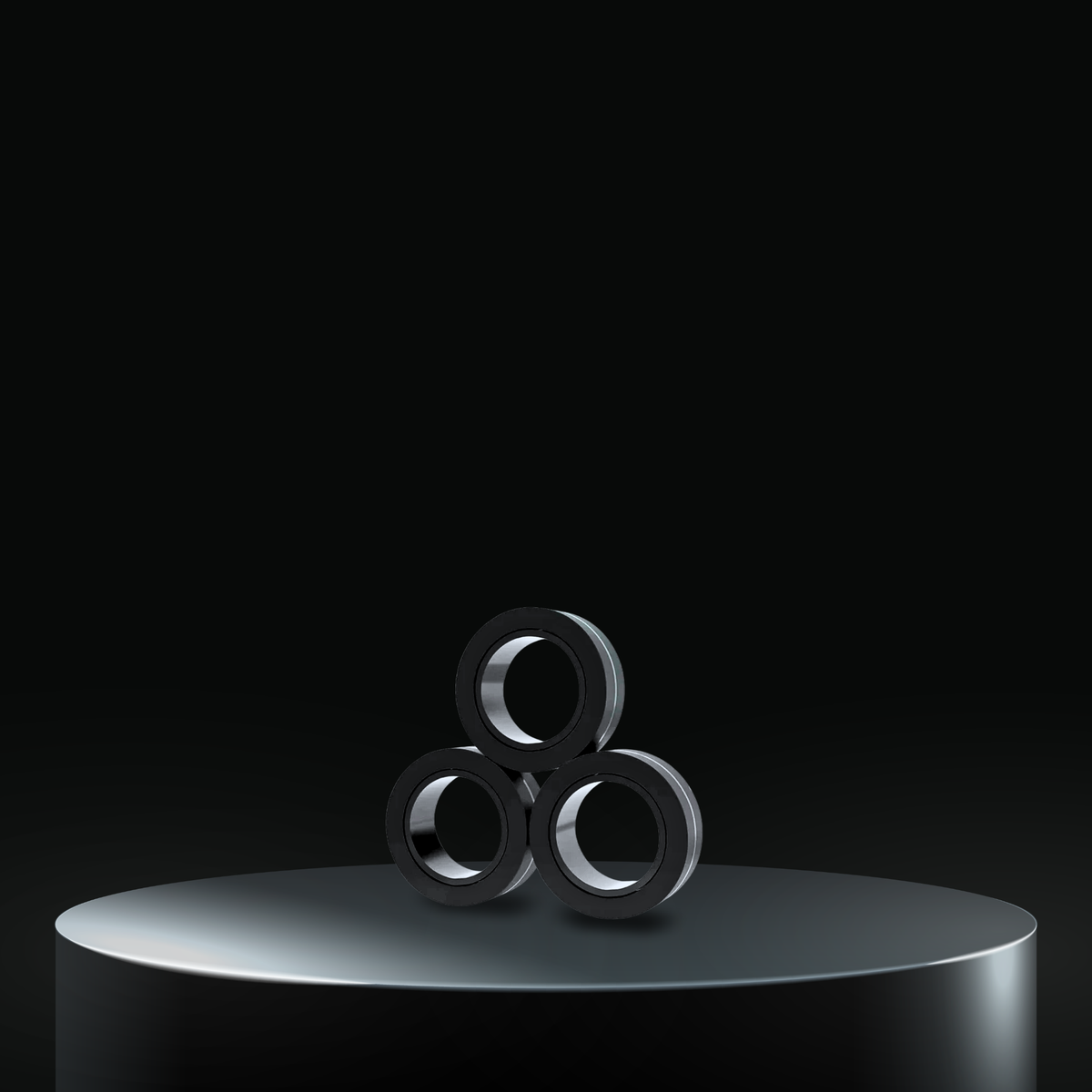 3 Piece Magnetic Fidget Rings Set
