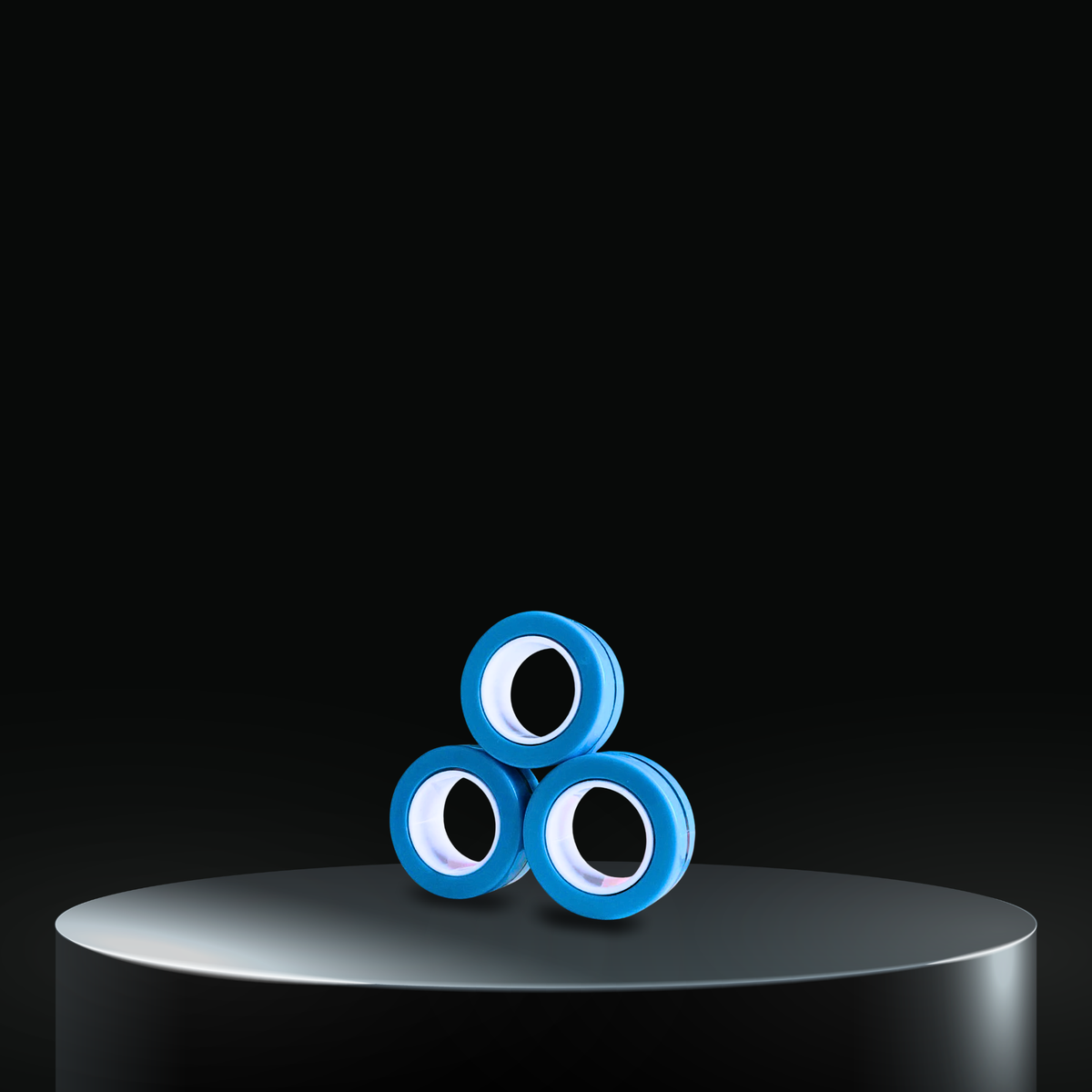 3 Piece Magnetic Fidget Rings Set