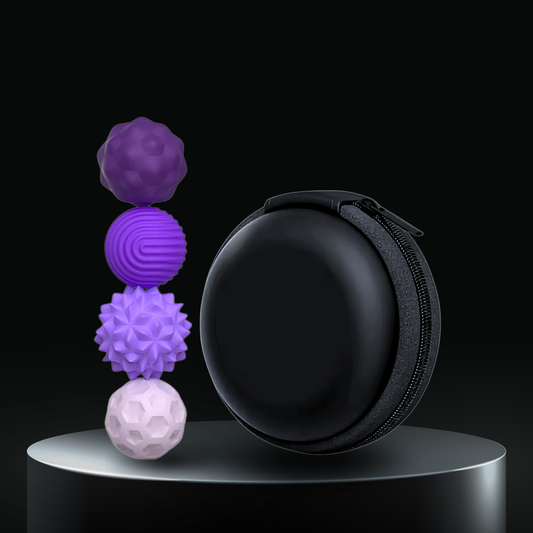 Textured Sensory Ball Set — Purple